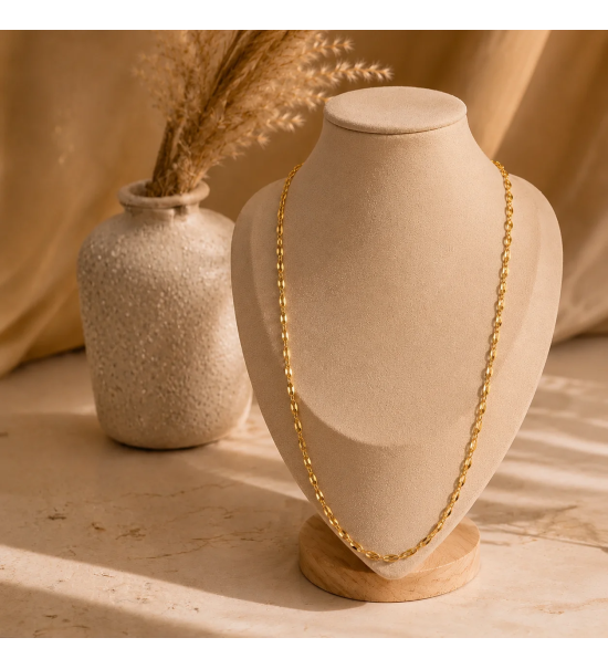 Chaîne maille grain de café 60 cm — Other Level