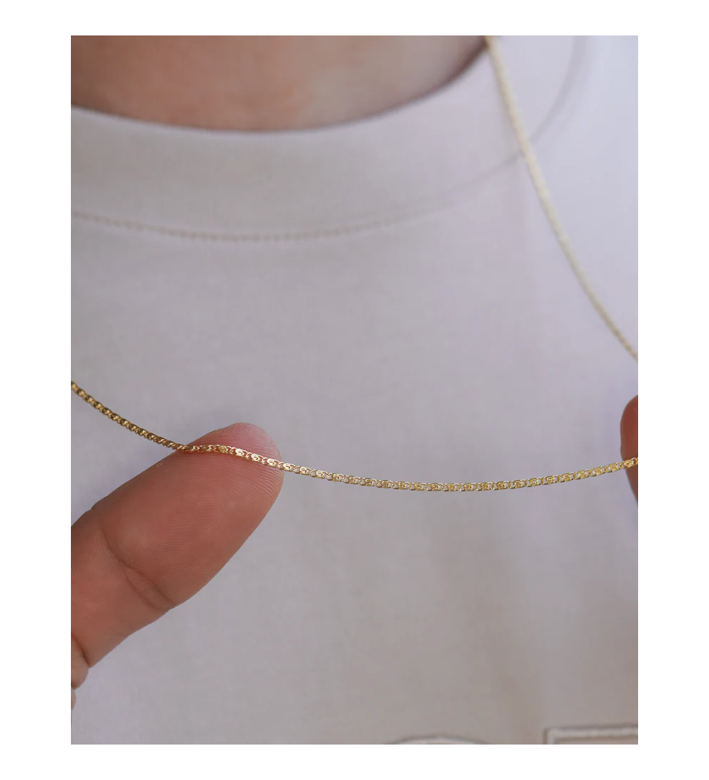 Chaîne coquillage fine femme — Other Level