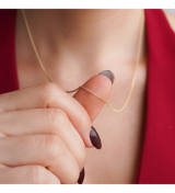 Chaîne maille cubaine fine femme — Other Level