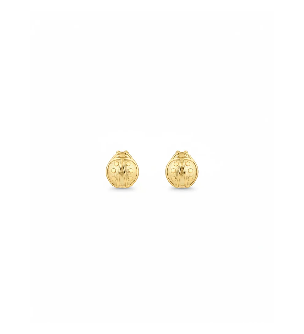 Clou doreille coccinelle 0