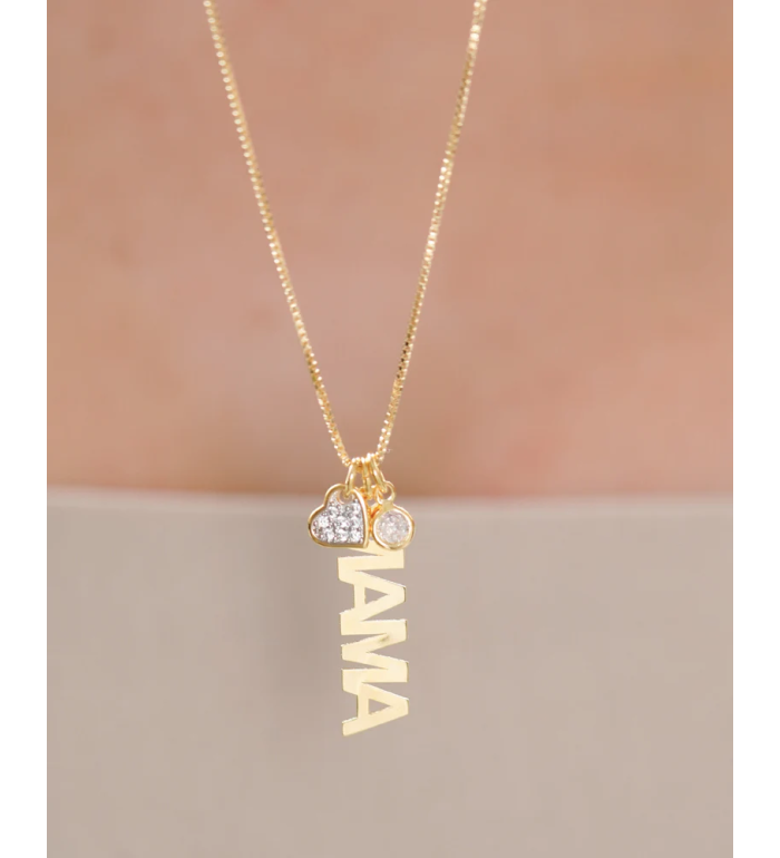 Collier spécial maman avec charms décoratifs élégants