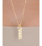 Collier spécial maman avec charms décoratifs élégants