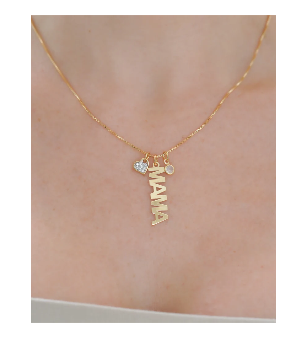Collier maman à charms femme — Other Level