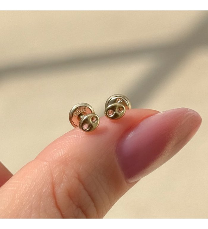 Clou d'oreille grain de café femme — Other Level