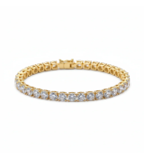 Bracelet tennis cristal 4 mm disponible en 17 cm et 19 cm