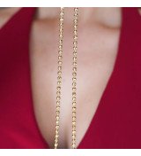 Collier chaîne à billes dorées 4 mm — Other Level
