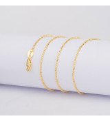 Collier chaîne à billes dorées 4 mm — Other Level