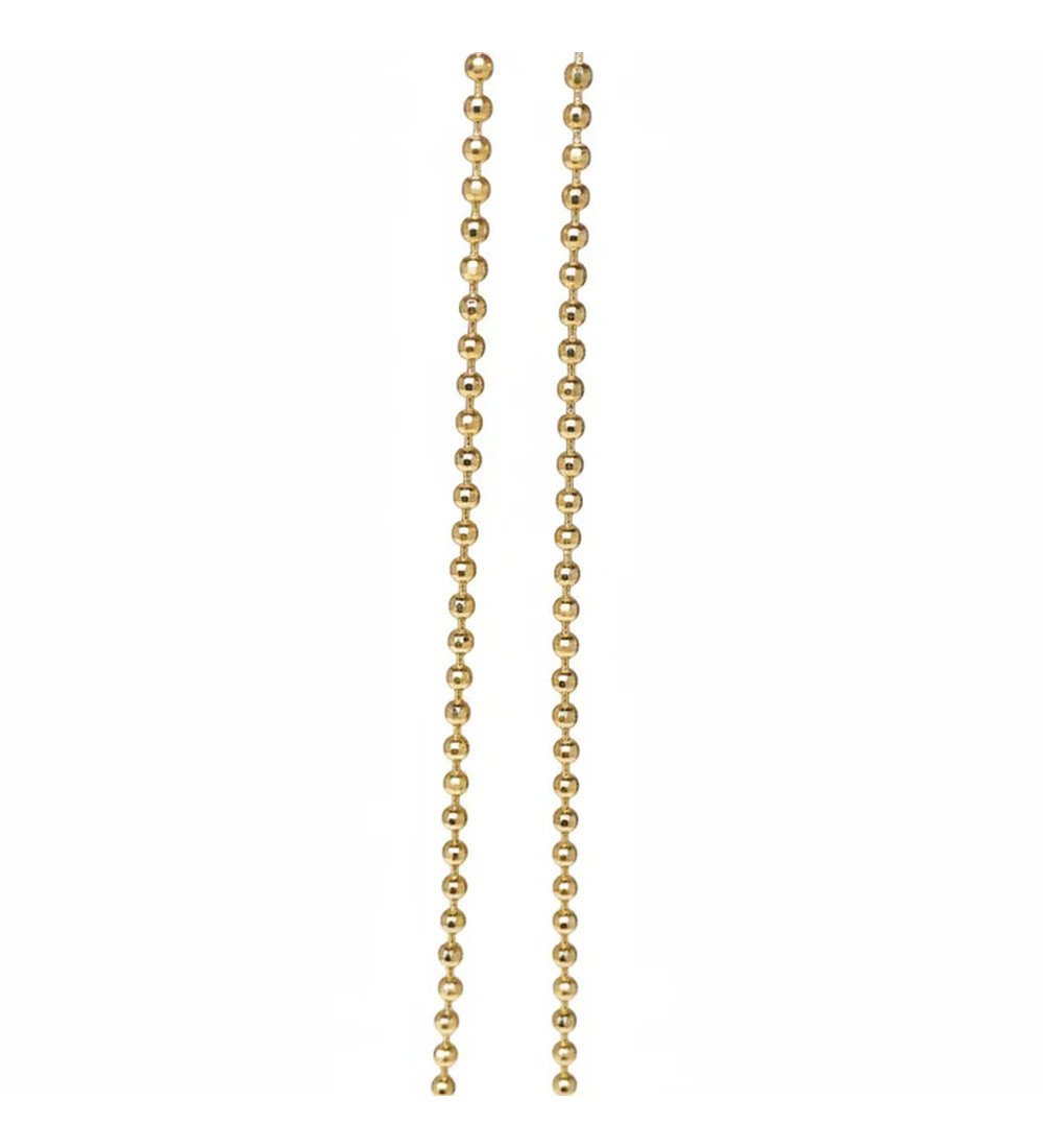 Collier chaîne à billes dorées 4 mm — Other Level